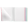 Cahier - A6 - Spirales - Petits carreaux - Perforées - 120 feuilles - Couverture souple - Miquelrius