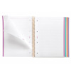 Cahier - A4 - Spirales - Lignées - Perforées - 120 feuilles - Couverture rigide - Miquelrius