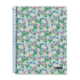photo-Cahier - A4 - Spirales - Lignées - Perforées - 120 feuilles - Couverture rigide - Miquelrius
