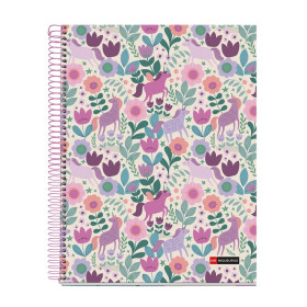 photo-Cahier - A4 - Spirales - Lignées - Perforées - 120 feuilles - Couverture rigide - Miquelrius