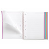 Cahier - A4 - Spirales - Lignées - Perforées - 120 feuilles - Couverture rigide - Miquelrius