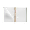 Cahier - A5 - Spirales - Blanches - Perforées - 80 feuilles - Couverture rigide - Miquelrius