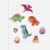Gommettes - Stickers - Bébés dinosaures - Enfant - Loisirs créatifs - Apli Kids