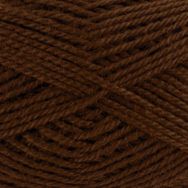 Pelote de laine - Chocolat - 23 - 100% acrylique - 3,5/4,5 mm - Gründl - Lisa Premium