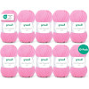 photo-10 pelotes de laine - Rose - 31 - 100% acrylique - 3,5/4,5 mm - Gründl - Lisa Premium