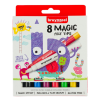 photo-Feutres - Effet magique - Couleurs qui changent - 8 feutres - Coloriage - Enfant - Bruynzeel