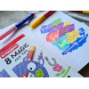 Feutres - Effet magique - Couleurs qui changent - 8 feutres - Coloriage - Enfant - Bruynzeel
