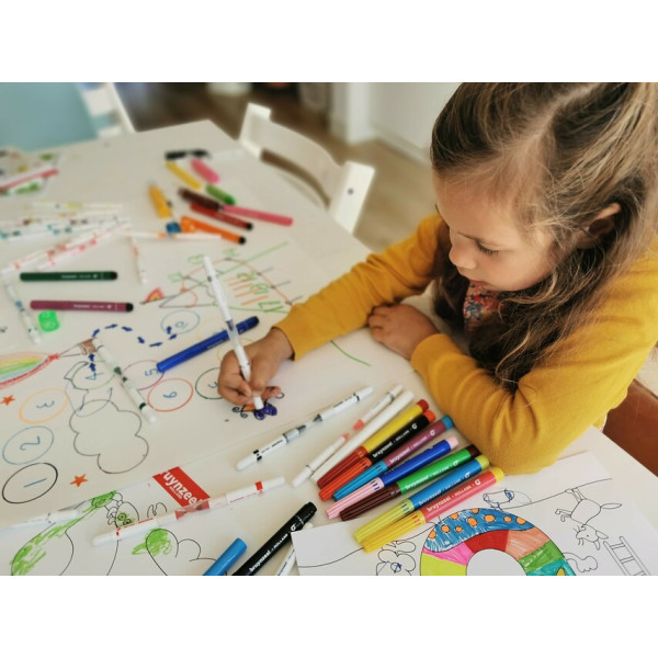 Feutres - Effet magique - Couleurs qui changent - 8 feutres - Coloriage - Enfant - Bruynzeel