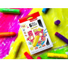 Peinture gouache - Bâtons - 6 couleurs néon - Enfant - Loisirs créatifs - Bruynzeel