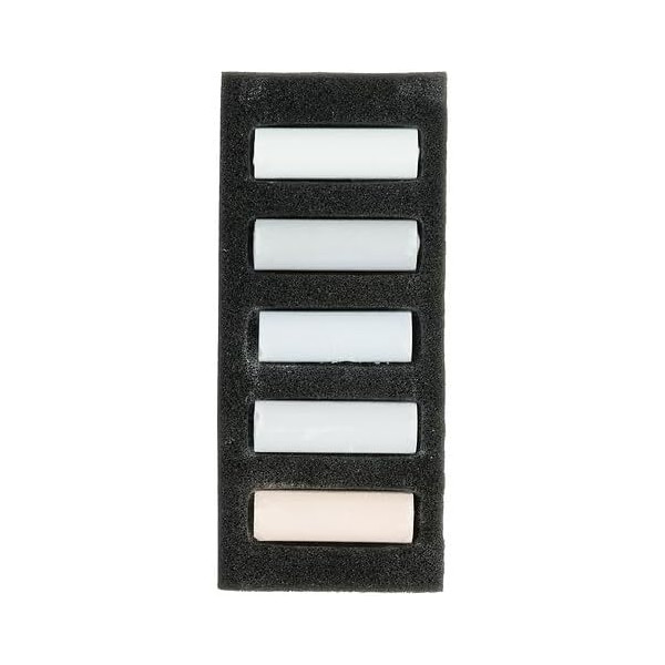 Pastels - Tendres - Teintes gris clairs - 5 demi-pastels - Rembrandt