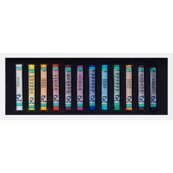Pastels - Tendres - Assortiment - Set débutant - 12 pastels - Van Gogh