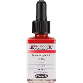 photo-Encre acrylique - Extra-fine - Rouge écarlate - 28 300 - Aéro Color Pro - Schmincke