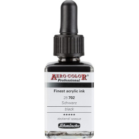 photo-Encre acrylique - Extra-fine - Noir - 28 702 - Aéro Color Pro - Schmincke