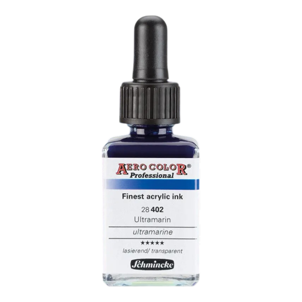 photo-Encre acrylique - Extra-fine - Bleu outremer - 28 402 - Aéro Color Pro - Schmincke