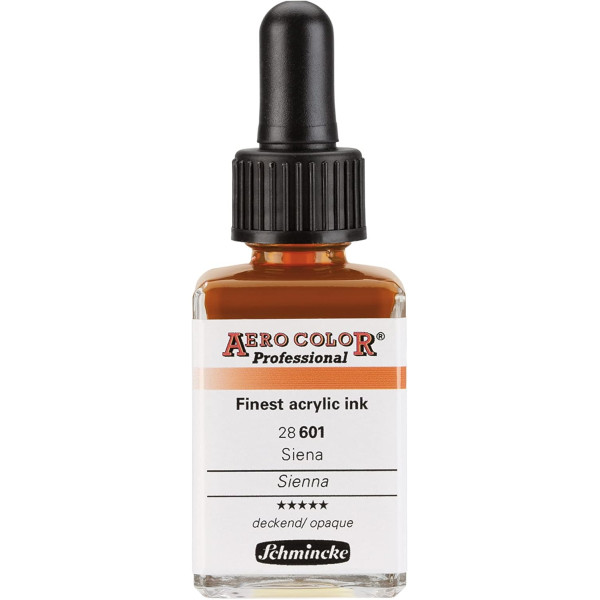photo-Encre acrylique - Extra-fine - Sienne - 28 601 - Aéro Color Pro - Schmincke