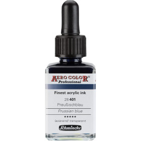 photo-Encre acrylique - Extra-fine - Bleu de Prusse - 28 401 - Aéro Color Pro - Schmincke