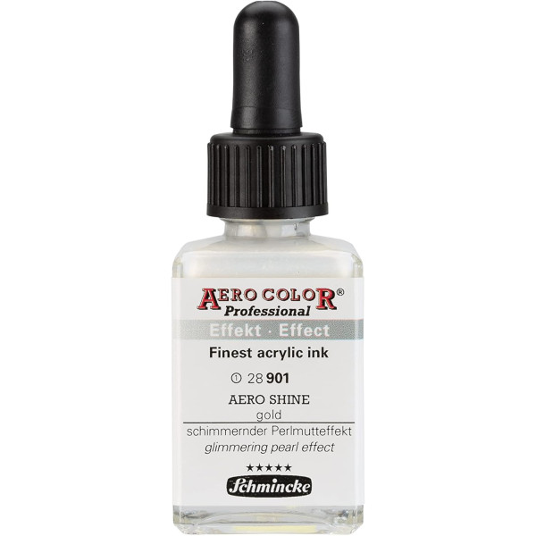 photo-Encre acrylique - Extra-fine - Or pearl - 28 901 - Aéro Color Pro - Schmincke