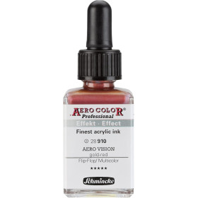 photo-Encre acrylique - Extra-fine - Or rouge métallique - 28 910 - Aéro Color Pro - Schmincke