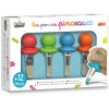 photo-Pinceaux - Ergonomiques - Dès 1 an - 4 pinceaux - Eveil enfant - Facile à utiliser