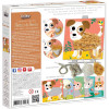 Jeu créatif - Cartes à décorer avec de la laine - 5 modèles animaux - Dès 3 ans - Activité manuelle