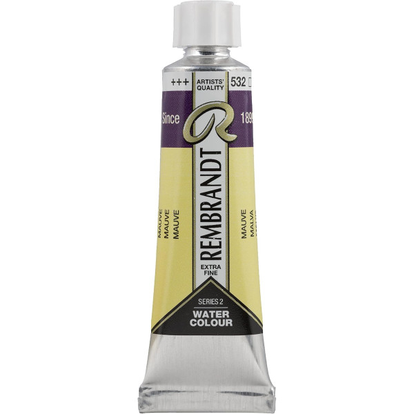 photo-Peinture aquarelle - Extra-fine - Mauve - 532 - Rembrandt - Tube 10ml