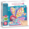 photo-Peinture au doigt - Dès 3 ans - 6 tableaux à décorer + 1 encreur - Activité manuelle