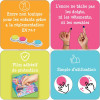 Peinture au doigt - Dès 3 ans - 6 tableaux à décorer + 1 encreur - Activité manuelle