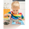 Jeu créatif - Cartes à décorer avec de la laine - 5 modèles animaux - Dès 3 ans - Activité manuelle