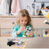 Jeu créatif - Cartes à décorer avec de la laine - 5 modèles animaux - Dès 3 ans - Activité manuelle