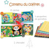 Jeu créatif - Tableaux feutrine à décorer - 6 tableaux - Dès 3 ans - Activité manuelle