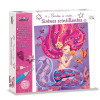 photo-Jeu créatif - Cartes pailletées - Dès 5 ans - 6 tableaux sirènes - Activité manuelle