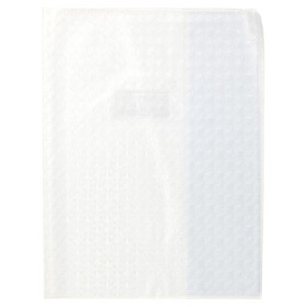 photo-Protège-cahier - Transparent - 24x32cm - Grand cahier - Plastique souple - Porte-étiquette