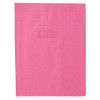 photo-Protège-cahier - Rose - 24x32cm - Grand cahier - Plastique souple - Porte-étiquette