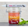 Marqueur - Permanent - Blanc - Pointe ronde moyenne - Encre peinture - Tous supports - Pentel Paint Marker