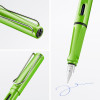 Stylo plume - Mine large B - Droitier - LAMY - Safari - Vert - Rechargeable