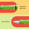 Stylo plume - Mine large B - Droitier - LAMY - Safari - Vert - Rechargeable