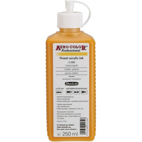 photo-Encre acrylique - Extra-fine - Jaune indien - 28 203 - Aéro Color Pro - Schmincke