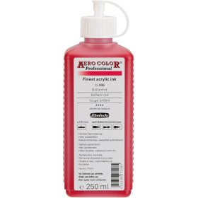 photo-Encre acrylique - Extra-fine - Rouge brillant - 28 306 - Aéro Color Pro - Schmincke