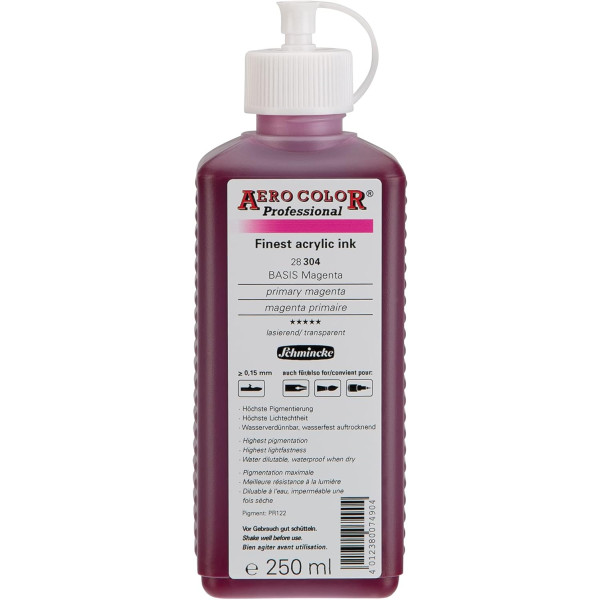 photo-Encre acrylique - Extra-fine - Magenta primaire - 28 304 - Aéro Color Pro - Schmincke