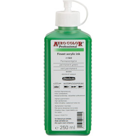 photo-Encre acrylique - Extra-fine - Vert permanent - 28 502 - Aéro Color Pro - Schmincke