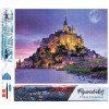 photo-Diamond painting - Support toile - Modèle Mont Saint Michel - 40x50cm - Figured'Art
