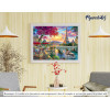 Peinture par numéro - Bords de Seine - 40x50cm - Toile + pinceaux + peinture - Intermédiaire - Figured'Art