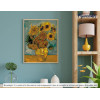 Peinture par numéro - Les tournesols de Van Gogh - 40x50cm - Toile + pinceaux + peinture - Intermédiaire - Figured'Art