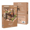 Maquette à construire - Maison miniature - Coffee shop - 18x20x19,7cm - 232 pièces