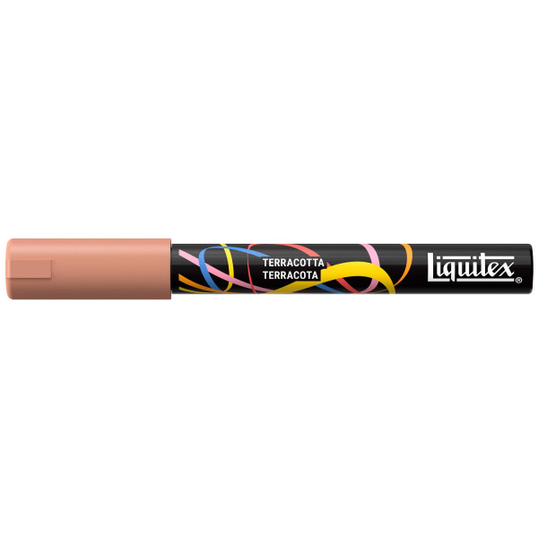 photo-Marqueur - Peinture acrylique - Terracotta - Pointe ronde 2mm - Toutes surfaces - Liquitex