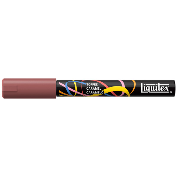 photo-Marqueur - Peinture acrylique - Caramel - Pointe ronde 2mm - Toutes surfaces - Liquitex