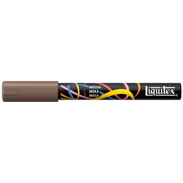 photo-Marqueur - Peinture acrylique - Mocha - Pointe ronde 2mm - Toutes surfaces - Liquitex