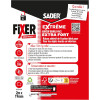 Ruban adhésif - Extra fort - Supporte jusqu'à 10kg - Blanc - 2mx19mm - Sader