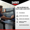 Ruban adhésif - Extra fort - Supporte jusqu'à 10kg - Blanc - 2mx19mm - Sader