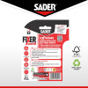 Ruban adhésif - Extra fort - Supporte jusqu'à 10kg - Blanc - 2mx19mm - Sader